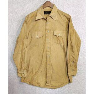 Sportsman Shirt Chamois Cloth  Long Sleeve Button Up Shirt Mens L Vintage K Mart